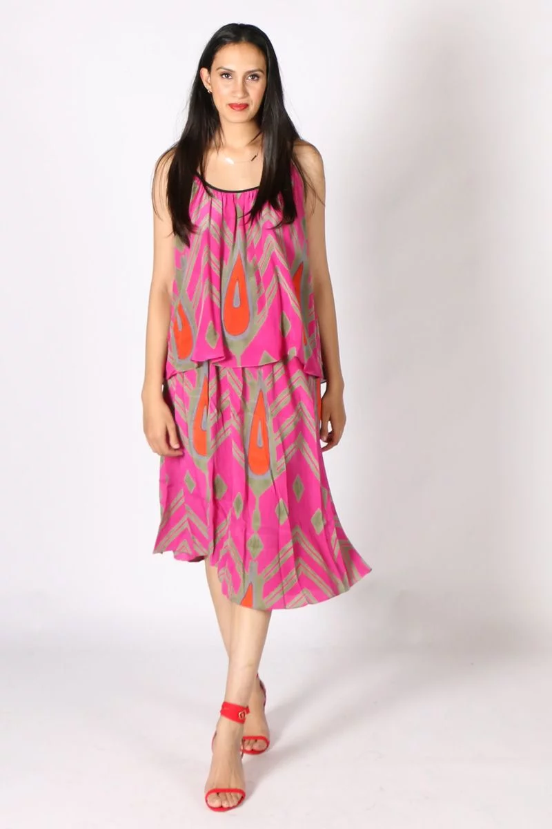 Teardrop Skirt By Anupamaa In Fuchsia 3 Teardrop Skirt By Anupamaa In Fuchsia