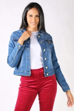 Vassalli Trucker Jacket In Denim