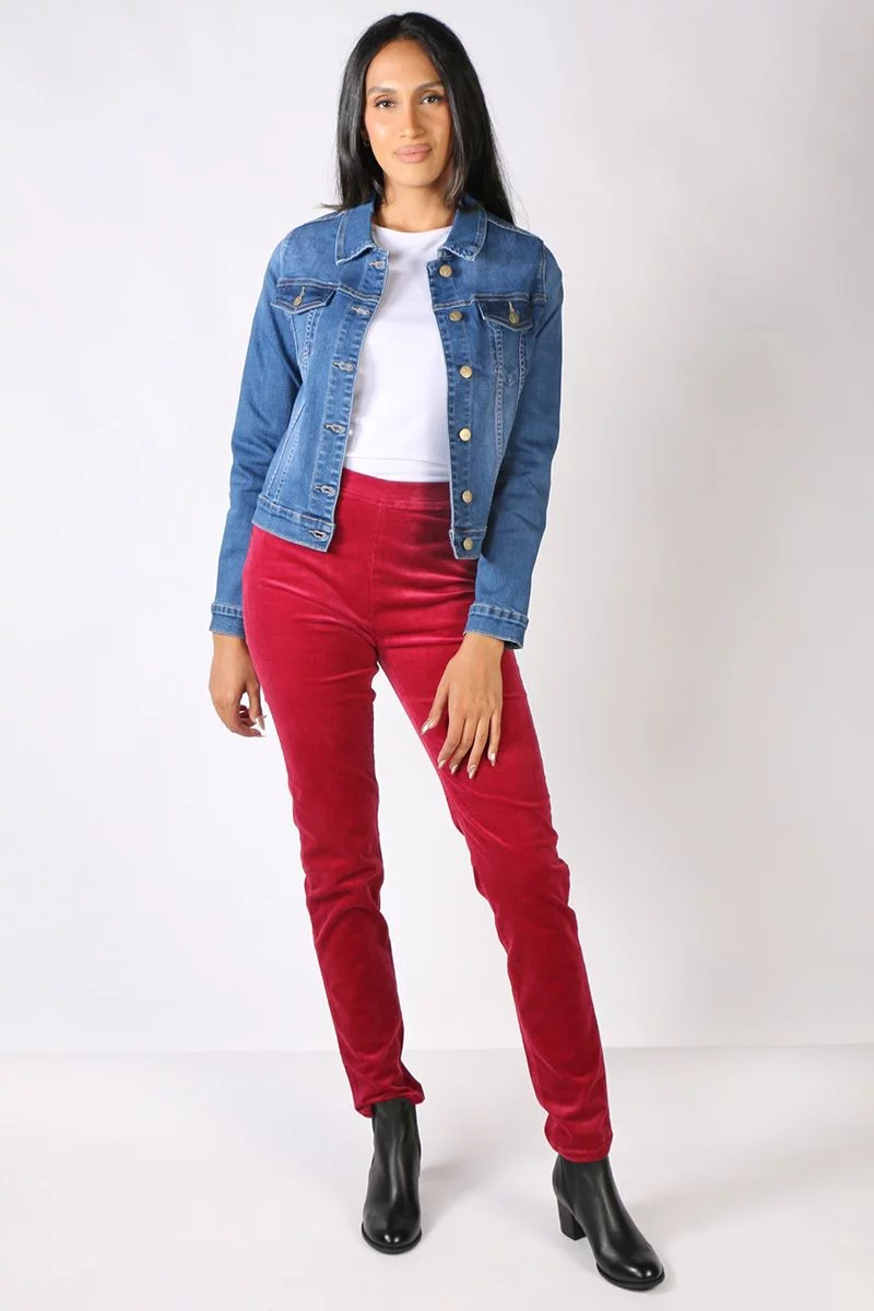 Vassalli Trucker Jacket In Denim 7 Vassalli Trucker Jacket In Denim - Image 5