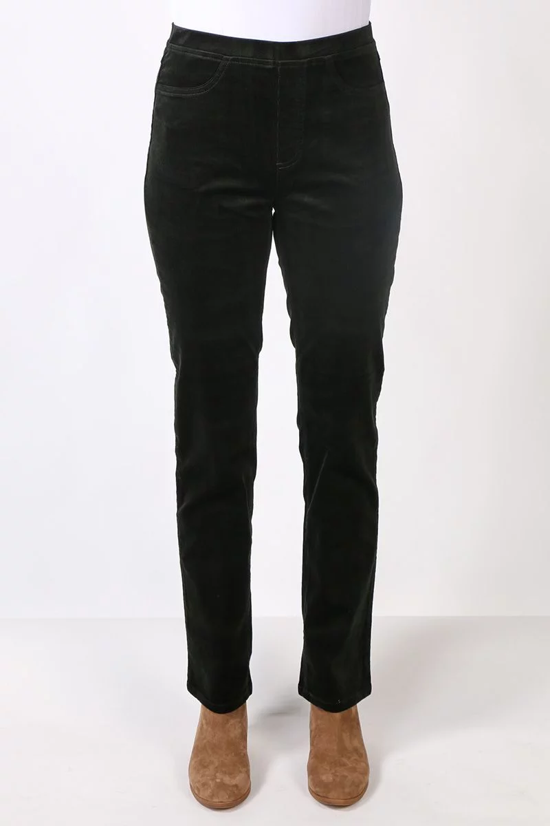 Vassalli Wide Leg Pant In Forest 3 Vassalli Wide Leg Pant In Forest