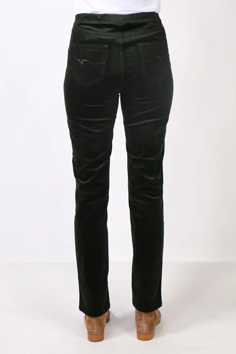 Vassalli Wide Leg Pant In Forest 6 Vassalli Wide Leg Pant In Forest - Image 4