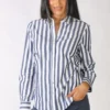 Goondiwindi Cotton Striped Shirt In Navy 1 Goondiwindi Cotton Striped Shirt In Navy -MOS Clothing Shop 4279 g cotton 41