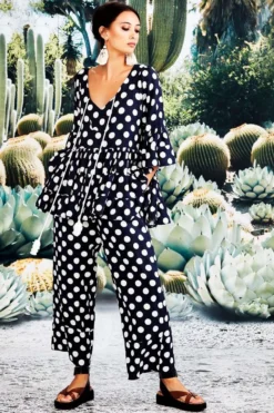 Ring My Bell Top In Navy By Curate