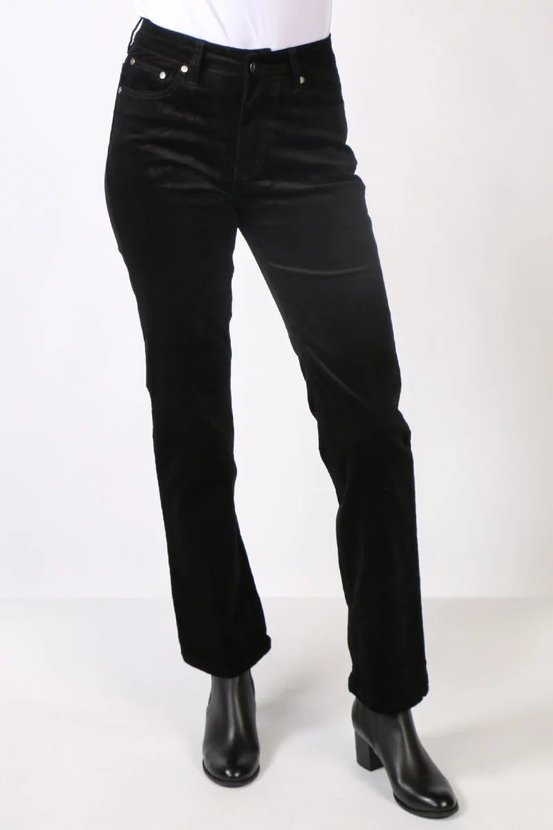Vassalli Straight Leg Pant In Black 3 Vassalli Straight Leg Pant In Black
