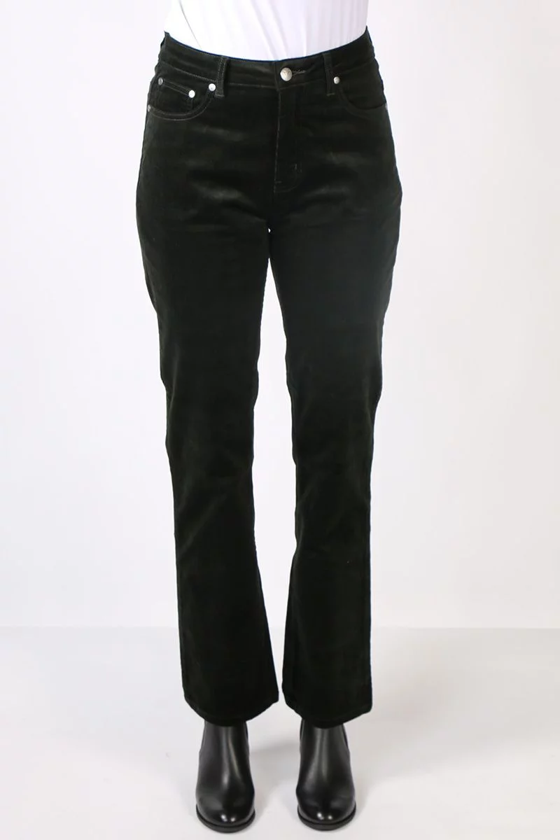 Vassalli Straight Leg Pant In Forest 3 Vassalli Straight Leg Pant In Forest