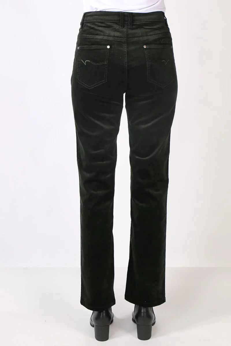 Vassalli Straight Leg Pant In Forest 5 Vassalli Straight Leg Pant In Forest - Image 3