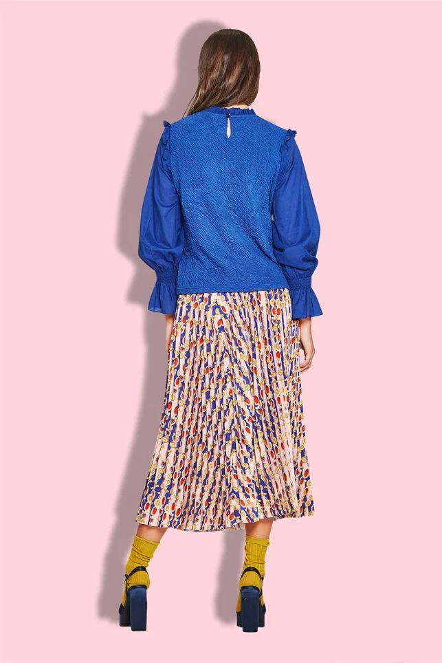 Coop You Com Pleat Me Skirt In Ruby 5 Coop You Com Pleat Me Skirt In Ruby - Image 3