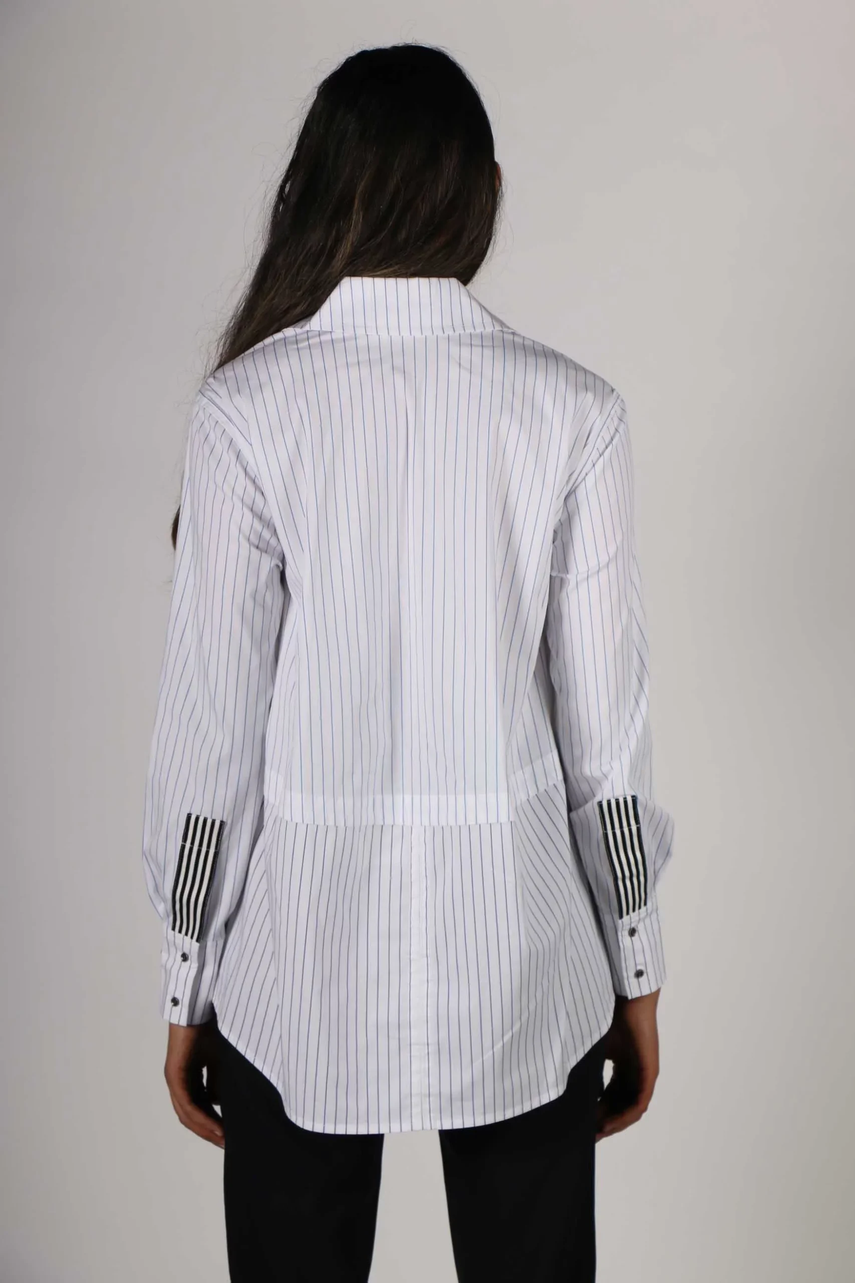 Lania Charter Shirt In Stripe 4 Lania Charter Shirt In Stripe - Image 3