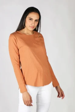 Robb & Lulu New York Tee In Nutmeg