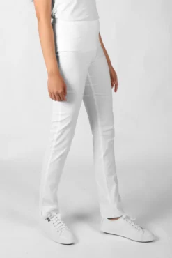 Acrobat Slim Leg Pant In White By Verge