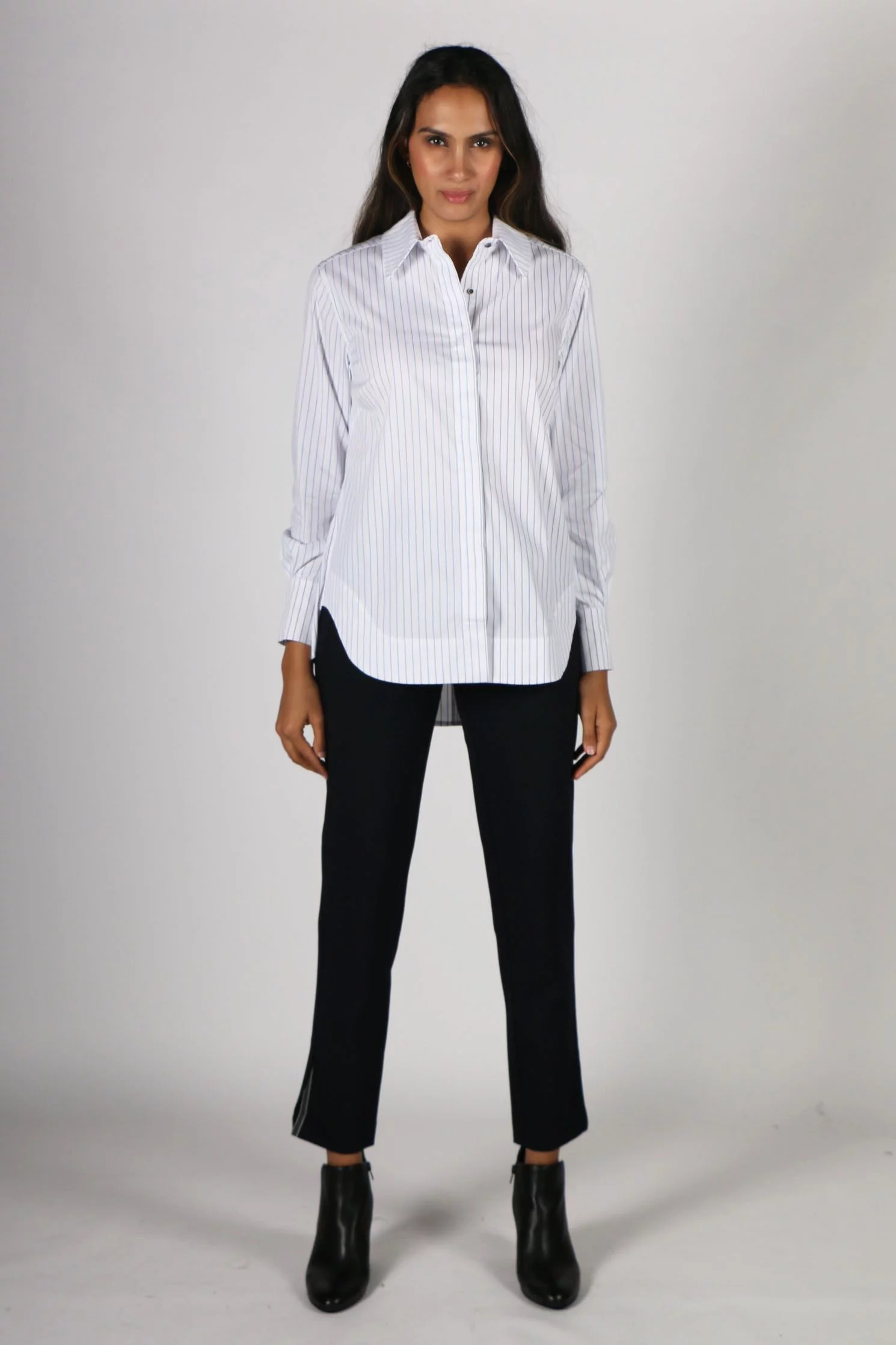 Lania Charter Shirt In Stripe 3 Lania Charter Shirt In Stripe - Image 2