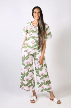 Blueberry Elastic Top In Palm