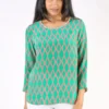 Anupamaa Harlequin Sarine Top In Green 2 Anupamaa Harlequin Sarine Top In Green -MOS Clothing Shop anupamaa sarine top green 4