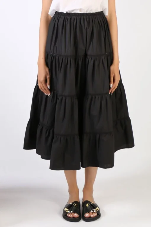 Bagruu Diwali Lace Skirt In Black 8 Bagruu Diwali Lace Skirt In Black -MOS Clothing Shop bagruu diwali db skirt black 17