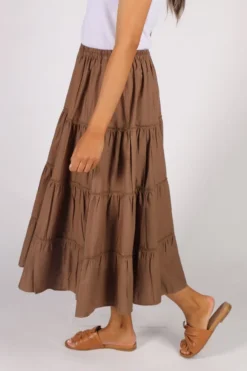 Bagruu Diwali Skirt In Teak 8 Bagruu Diwali Skirt In Teak -MOS Clothing Shop bagruu diwali skirt teak1