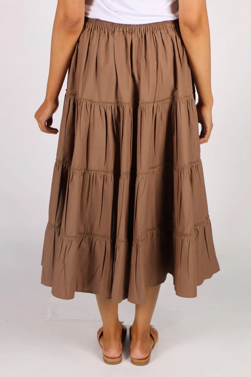 Bagruu Diwali Skirt In Teak 4 Bagruu Diwali Skirt In Teak - Image 2