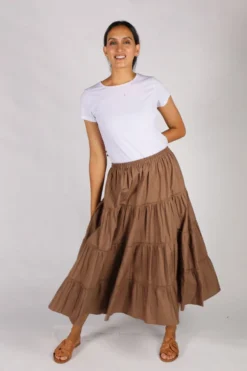 Bagruu Diwali Skirt In Teak 9 Bagruu Diwali Skirt In Teak -MOS Clothing Shop bagruu diwali skirt teak 2
