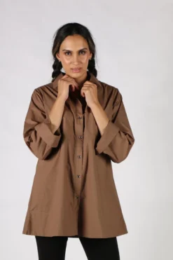 Harvey Shirt By Bagruu In Teak