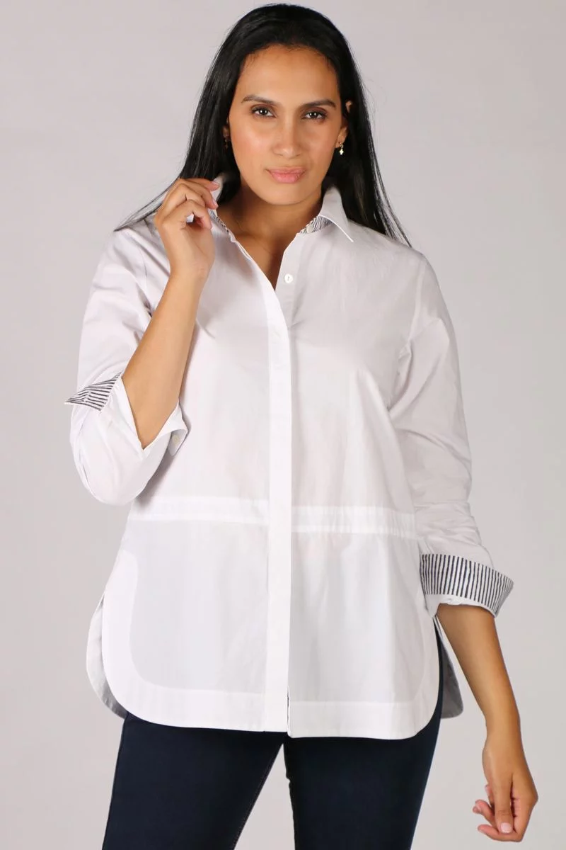 Lania Shirt By Bagruu In White 3 Lania Shirt By Bagruu In White