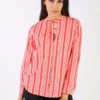 Bagruu Rathore Candy Stripe Shirt In Red 2 Bagruu Rathore Candy Stripe Shirt In Red -MOS Clothing Shop bagruu ratheor shirt mr stripe 16