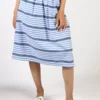 Bagruu Saki Surf Stripe Skirt In Blue 1 Bagruu Saki Surf Stripe Skirt In Blue -MOS Clothing Shop bagruu saki sf skirt blue 14