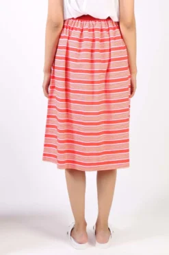 Bagruu Saki Candy Stripe Skirt In Red 7 Bagruu Saki Candy Stripe Skirt In Red -MOS Clothing Shop bagruu saki skirt mr stripe 23