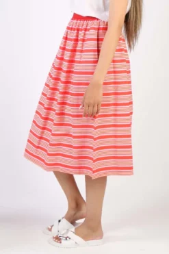 Bagruu Saki Candy Stripe Skirt In Red 8 Bagruu Saki Candy Stripe Skirt In Red -MOS Clothing Shop bagruu saki skirt mr stripe 26