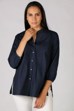 Spira Shirt By Bagruu In Navy