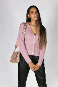 Cashmerism Cloud Cardi In Lilac