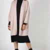 Cashmerism Icon Coat In Pink -MOS Clothing Shop cashmerism icon coat pink b