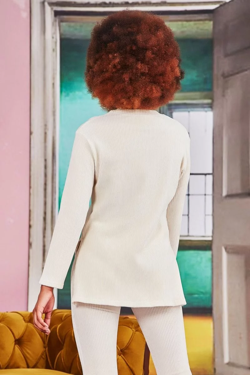 Split Second Top By Coop In Cream 5 Split Second Top By Coop In Cream - Image 3