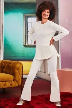 Split Second Top By Coop In Cream 9 Split Second Top By Coop In Cream -MOS Clothing Shop coop cp419406 pant cream 1 1