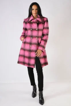 Cooper Double Scoop Coat In Pink -MOS Clothing Shop coopcurate cp623641 4