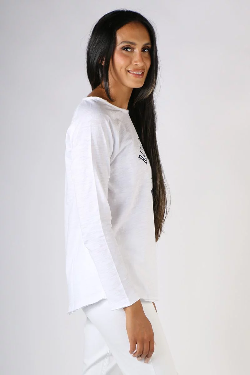 Cloth Paper Scissors Croquet Tee In Navy 6 Cloth Paper Scissors Croquet Tee In Navy - Image 4