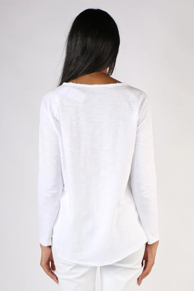 Cloth Paper Scissors Croquet Tee In Navy 5 Cloth Paper Scissors Croquet Tee In Navy - Image 3