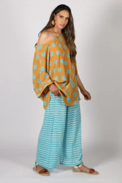 Prisha Top By Anupamaa In Tan Spot