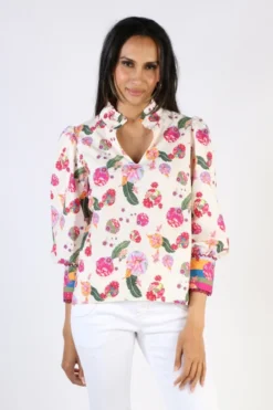 Emily Lovelock Liberty Shirt In Ivory