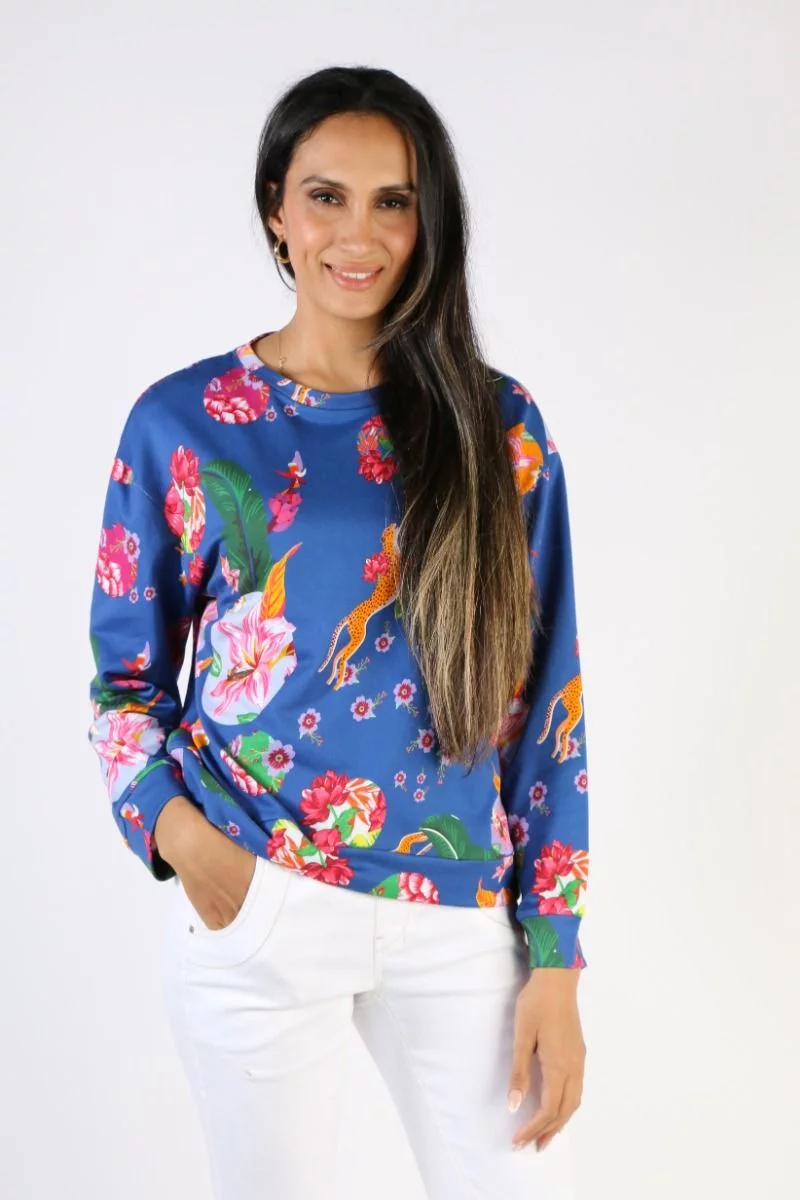 Emily Lovelock Terry Top In Blue 4 Emily Lovelock Terry Top In Blue - Image 2