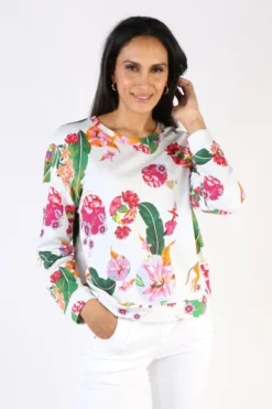 Emily Lovelock Terry Top In Ivory