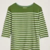 Seasalt Sailor Top In Spring Green -MOS Clothing Shop falmouth breton spring green sailor top1