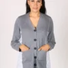 Shirt Tales Cardigan In Chambray By Foil 2 Shirt Tales Cardigan In Chambray By Foil -MOS Clothing Shop foil 6384 cardigan chambray 1