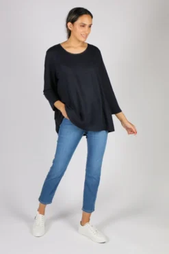 MOS Clothing Shop -MOS Clothing Shop foil 6526 top navy 7