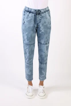 Funky Staff You2 Trouser In Camouflage Blue