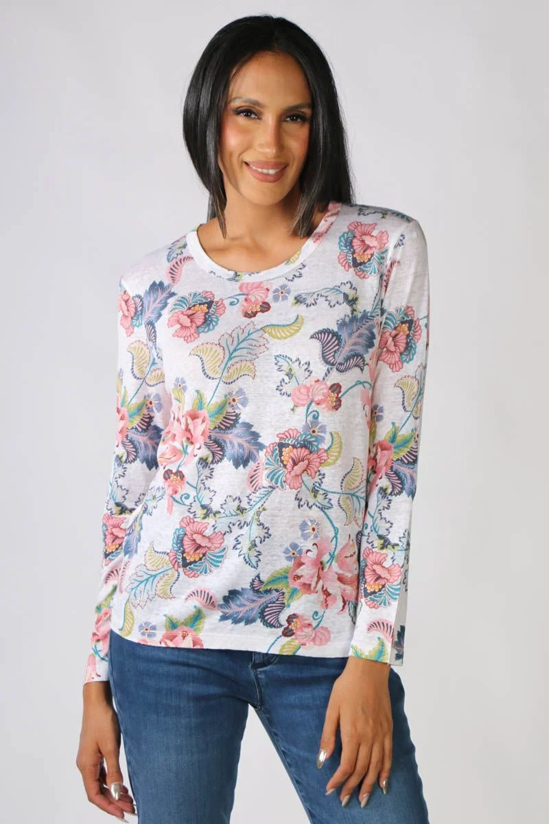 Goondiwindi Cotton Folk Floral Tee In Print 3 Goondiwindi Cotton Folk Floral Tee In Print