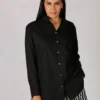 Gujarat Shirt In Black By Bagruu 1 Gujarat Shirt In Black By Bagruu -MOS Clothing Shop gujarat sh shirt black rakhi skirt proto 8 a
