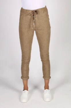 Italian Closet Jogger Pant In Beige