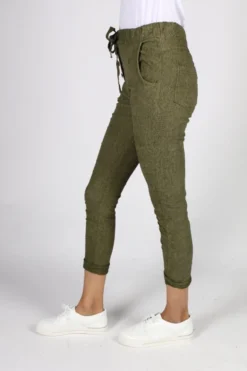 Italian Closet Jogger Pant In Forest -MOS Clothing Shop i closet 65803 pant forest 5
