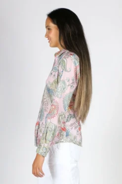 Goondiwindi Cotton Paisley Shirt In Pink -MOS Clothing Shop img 0518