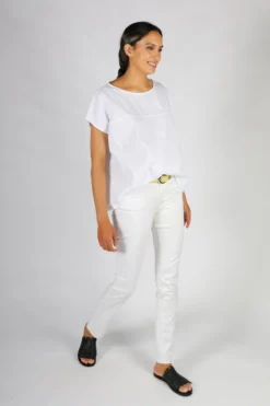 Etici Cotton Jersey Tee In White 9 Etici Cotton Jersey Tee In White -MOS Clothing Shop img 4947a