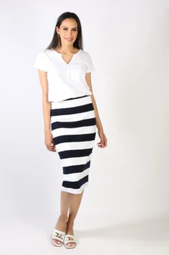 Yarra Trail Tune Skirt In Stripe 9 Yarra Trail Tune Skirt In Stripe -MOS Clothing Shop img 5220